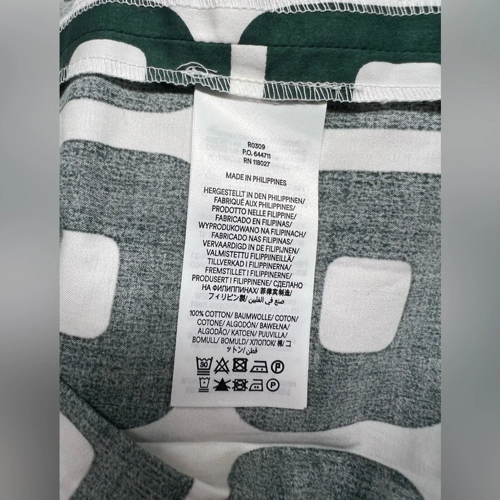 Boden Green Pleated retro print skirt, US6, UK12 - Picture 6 of 9